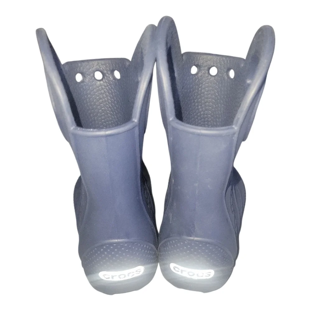 CROCS Navy Kids Handle It Rain Boots C 8